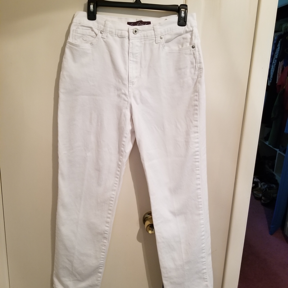 Sz 10 Jeans White Gloria Vanderbilt